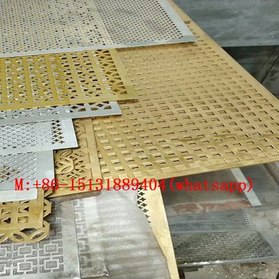 decorative perforated metal fence