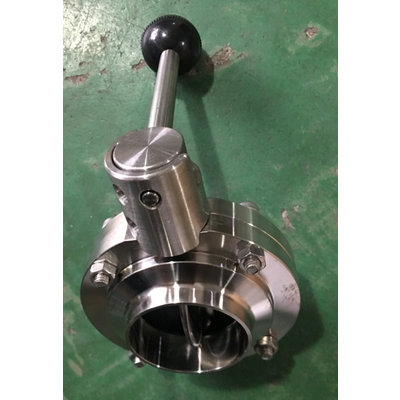 stainless steel butterfly valve welding type