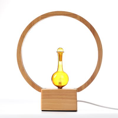 Original aroma Nebulizer Diffuser made with wood & handmade glass