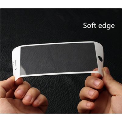 3D carbon fiber frame tempered glass screen protector for iPhone 6, 7 plus