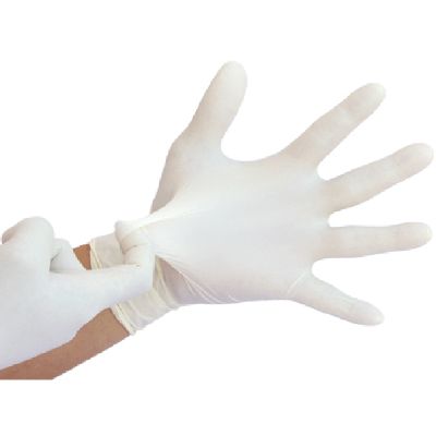 Disposable Latex gloves powder free and powdered for sale