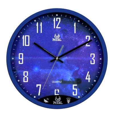 Non-kicking New Round wall Clock Voice control LCD Backlight