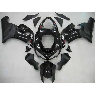 ninja zx-6r 2005 to 2006 abs replacement body work Full Black aftermarket fairing kits