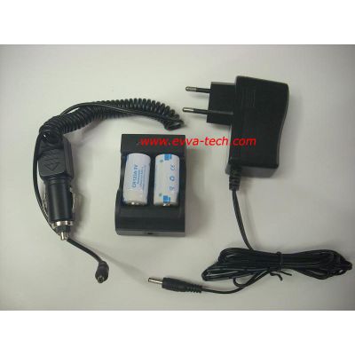 Flashlight  battery Rechargeable CR123 Charger