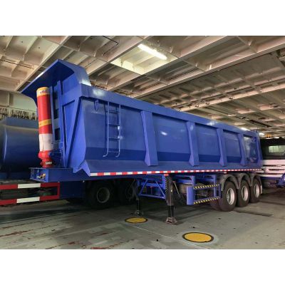 CIMC heavy duty hydraulic tipper trailer