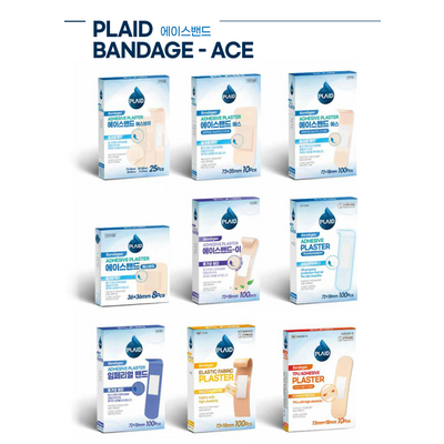 PLAID ACE BANDAGE / ACE PLASTER
