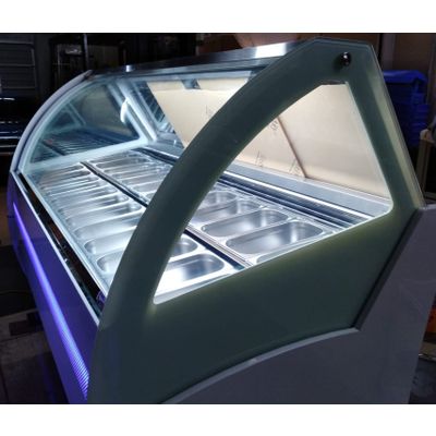 20 Pans Ice cream display showcase freezer