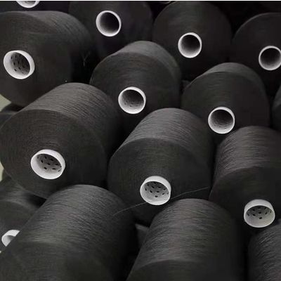 Black Color DDB 40/2,42/2 Polyester Spun Yarn
