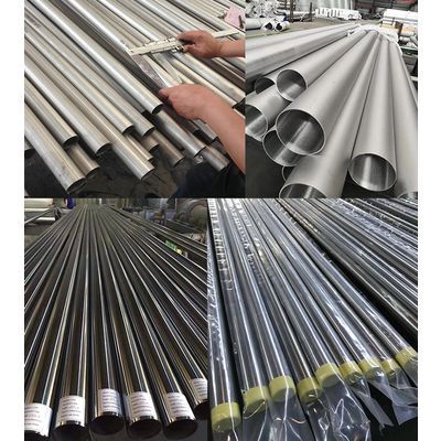 Seamless Stainless Steel Tube ASTM A312 TP304 Tp316 Round Tube