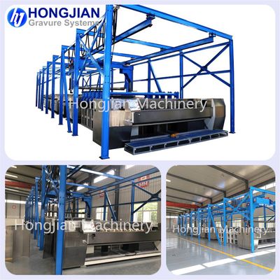 Automatic Electroplating Line Gravure Cylinder Plating Line Nickel Copper Chrome Plating Machine