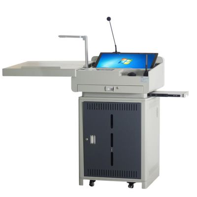 Smart lectern with touch screen for teacher's presentation