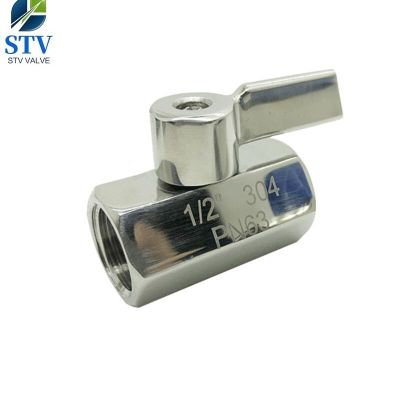 Stainless Steel Mini Ball Valve With SS Handle