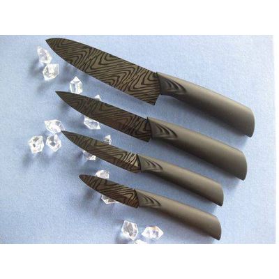 Damascus ceramic kitchen knives