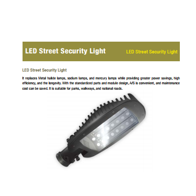LED Indoor Light by LED Street security light