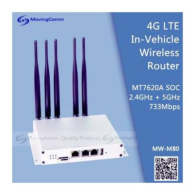 MTK7620A 2.4GHz &5GHz 2T2R MIMO Commercial applications wifi router for bus