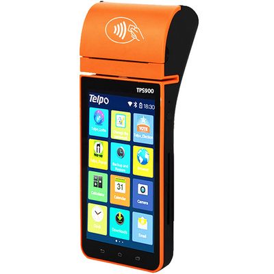 Mobile Android POS TERMINAL With Printer Barcode scanner TPS900