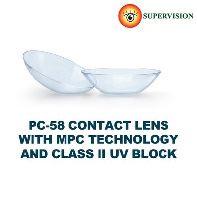 PC-58 Contact Lens with Class II UV block