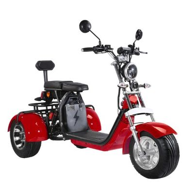 High Power 10 Inch Fat Tire Citycoco 60V 2000W Electric Trike Scooter Electric Motorcycles 3 Wheel