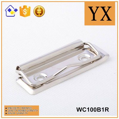 Fashion diary/planner metal clip for clipboard best selling 100mm metal clipboard clip