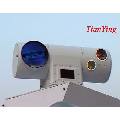 AI security PTZ 3km LRF 300mm CCTV 75mm thermal camera