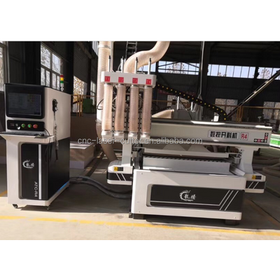 Big discount R4 woodworking cnc router machine with vacuum working table