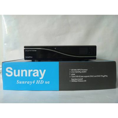 Sunray Sr4 Dm800 HD Se Triple Tuner S2/C2/T2 Satellite Receiver