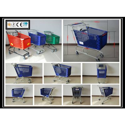 hot product plastic shopping trolley / groceries plastic shopping carts (Plastic Trolley YRD-S180L))