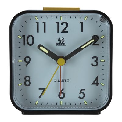 Wholesale simple travel sweep movement table clock with luminous
