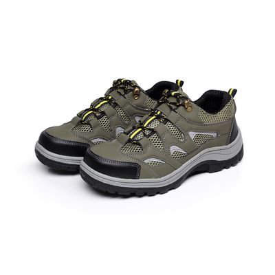 safety shoes work boots embossed leather pu outsole