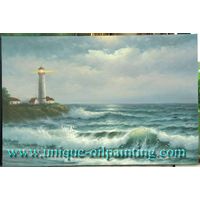 oil painting, seascape oil painting, boat oil painting thumbnail image