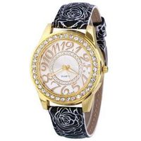 sell fantastic ladies leather watches. round case thumbnail image