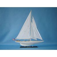 Wooden sailboat model 'INTREPID',sailing boat,Souvenir,Navy gift,Nautical gifts,Promotional gift,mar thumbnail image