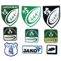 3D Flock Heat Transfer with Iron On Embroidery Team Badge Applique Patch Embelm Motif thumbnail image