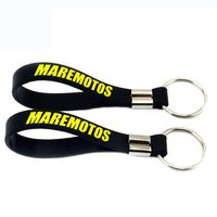 Branded Silicone Wristband Keychain with Multi Colors thumbnail image