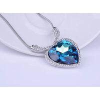 Wholesale Hot Selling Style Titanic Heart Necklace with Austrian Crystal thumbnail image