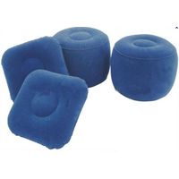 cheap price flocked round inflatable stool manufacturer thumbnail image