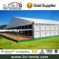stable cottage tent with solid wall system for sale thumbnail image