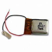 Lithium Polymer Battery with 1050mAh(15C) Discharge Capacity for Car Monitor thumbnail image
