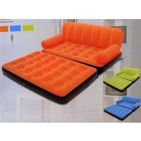 bestway flocked inflatable sofa bed thumbnail image
