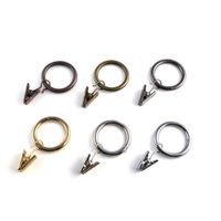 1 inch curtain ring, iron metal curtain clip, drapery ring thumbnail image