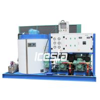 ICESTA Shenzhen Manufacturer Industrial Low noise and environmental 10T Flake Ice Machine thumbnail image
