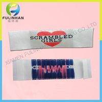 China Directly Factory Professional Customized woven label like main label/neck label with exquisite thumbnail image