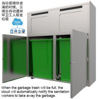 Smart solar trash bin ODM service from Chinese product research and development company thumbnail image