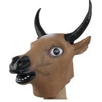 Youtumall Crazy Cow Bull Head Latex Animal Mask thumbnail image