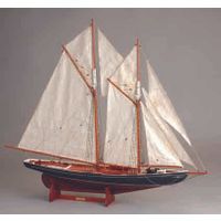 wooden boat model -- thumbnail image