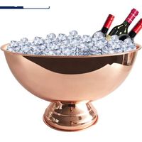 Stainless Steel Rose Gold Colored Champagne Wine Bottle For Wedding And Bar thumbnail image