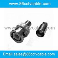 BNC Male quick crimp connector for RG 59/62 cable (2 piece) thumbnail image