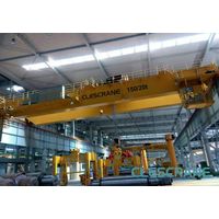 CWD Series Heavy Duty Double Girder Traveling Overhead Crane with Top Running Trolley thumbnail image