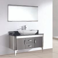 Modern stainless steel bathroom cabinet DD-6092 thumbnail image
