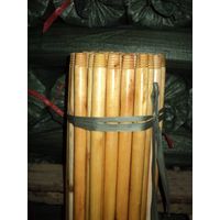 varnished wooden broom handles/sticks thumbnail image